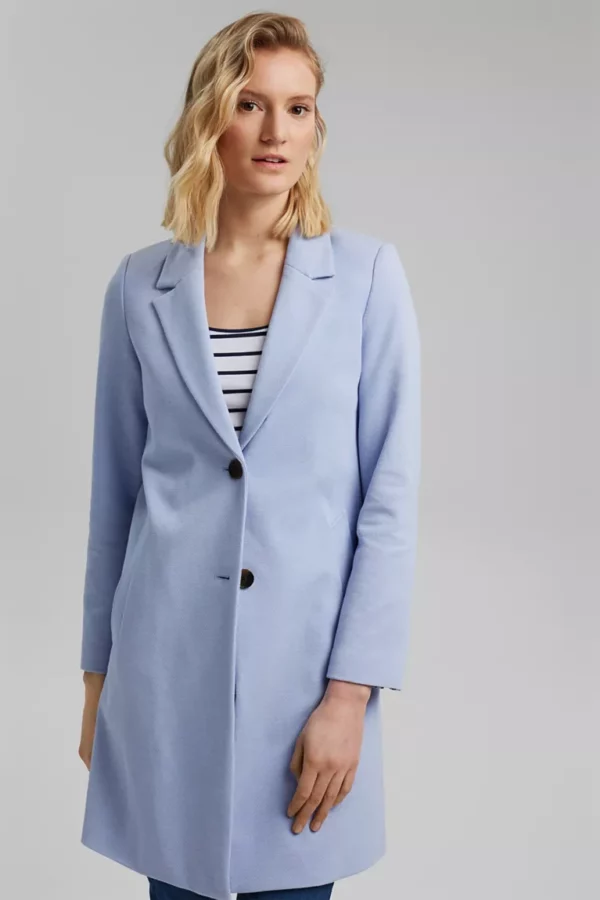 Manteau blazer en coton mélangé 6